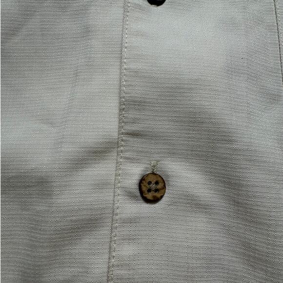 Mens Medium David Taylor Button Down Hawaiian Style - Picture 6 of 9